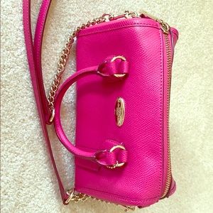 Coach pink crossbody handbag